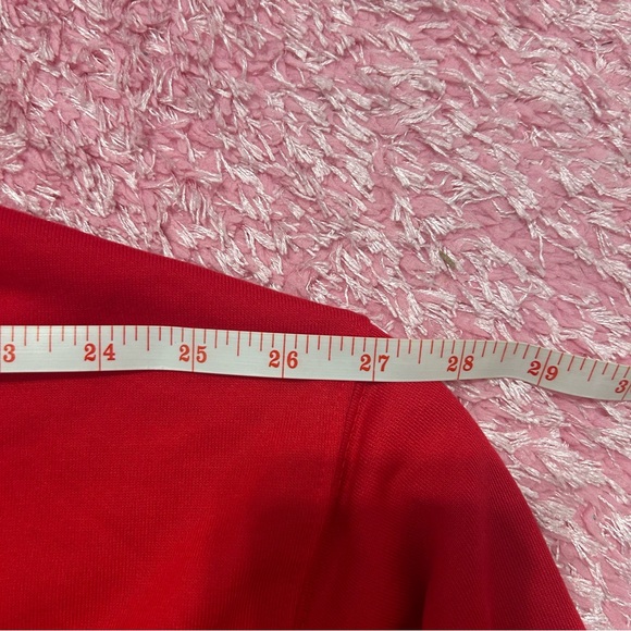 Red Santa Claus Sweater Top Oversized Long Sleeved - Picture 7 of 9